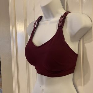PINK Victoria's Secret Burgundy Sports Bra